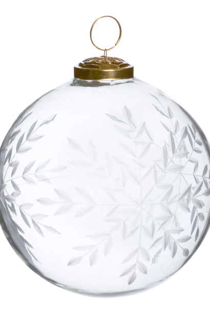 Etched Snowflake | The Holiday Ornament Collection - 5 Inch x 5 Inch x 5 Inch