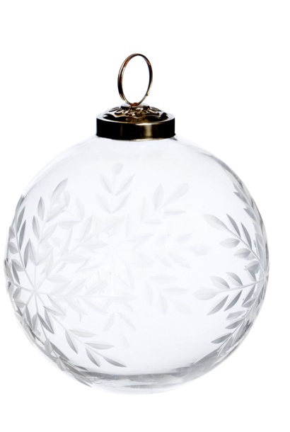 Etched Snowflake | The Holiday Ornament Collection - 4 Inch x 4 Inch x 4 Inch