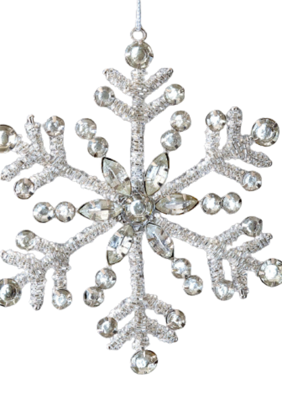 Jeweled Snowflake No. IV | The Holiday Ornament Collection - 6 Inch