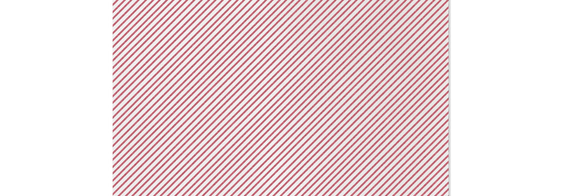 Seersucker Stripe | The Papersoft Dinner Napkin Collection Pack of 50, Red