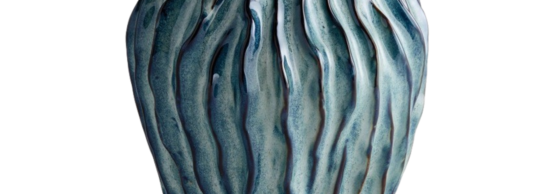 Esmeralda | The Vase Collection, Blue - 7 Inch x 7 Inch x 10 Inch