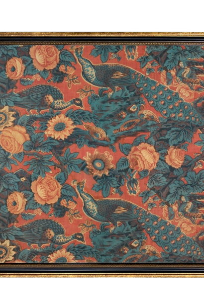 Peacock & Flowers | The Decorative Tray Collection, Multi - 18.75 Inch x 17.5 Inch x 1.625 Inch