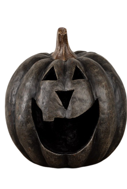 Jack O' Lantern | The Fall Collection, Black - 12 Inch x 12 Inch x 15 Inch
