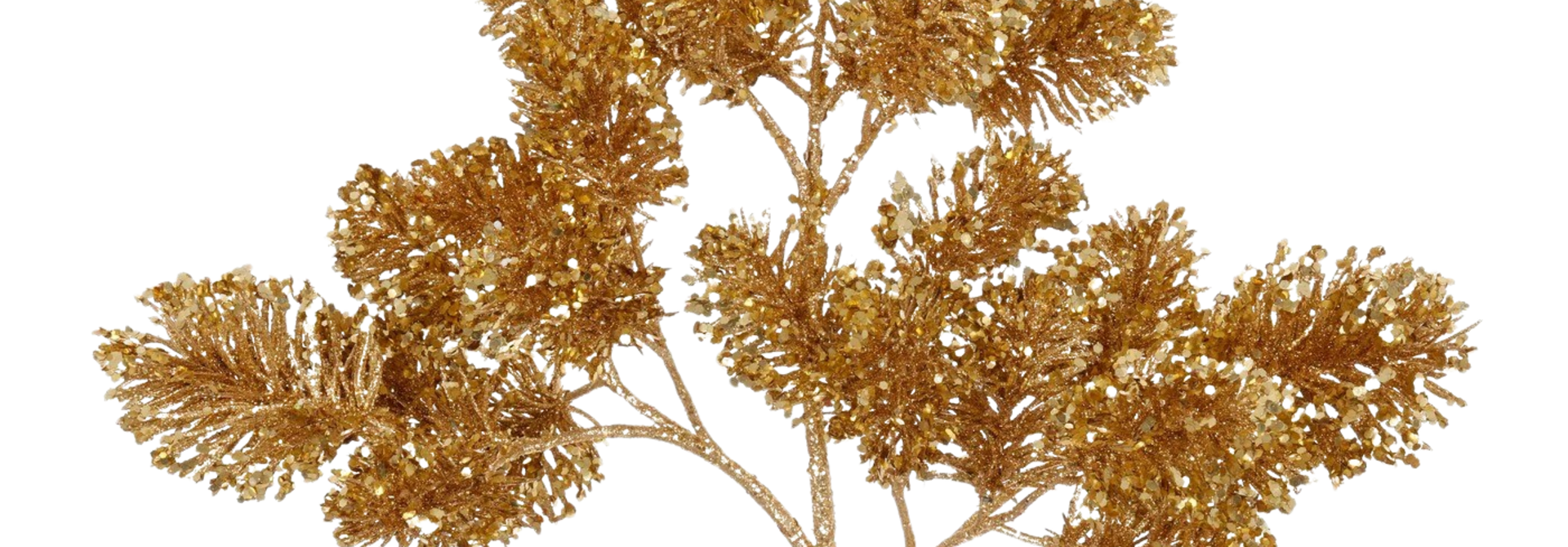 Saga Pinecone | The Floral Collection, Gold - 10 Inch x 3 Inch x 21 Inch