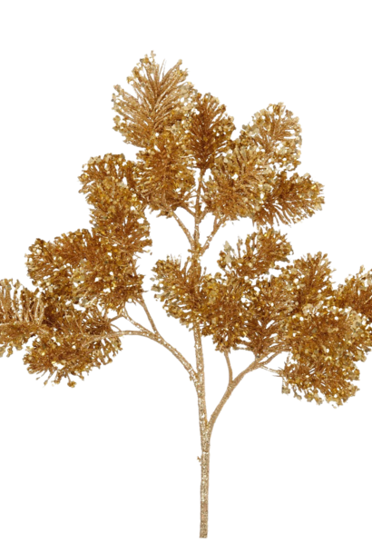Saga Pinecone | The Floral Collection, Gold - 10 Inch x 3 Inch x 21 Inch