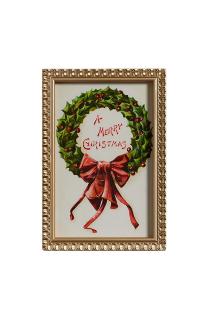 Wreath | The Holiday Art Collection, Multi - 9.5 Inch x 14 Inch