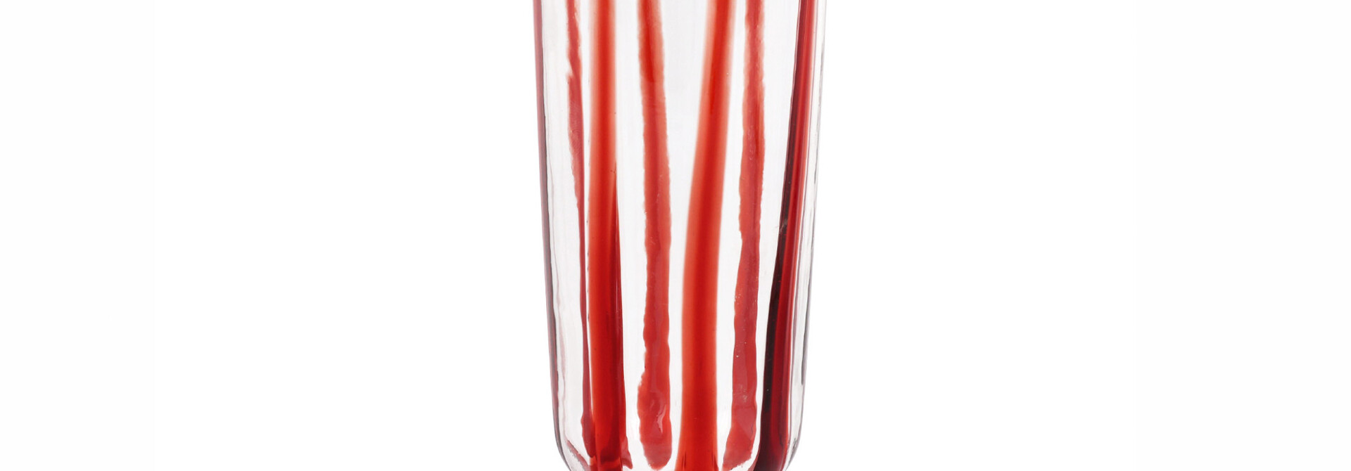 Nuovo Stripe | The Red Glassware Collection,