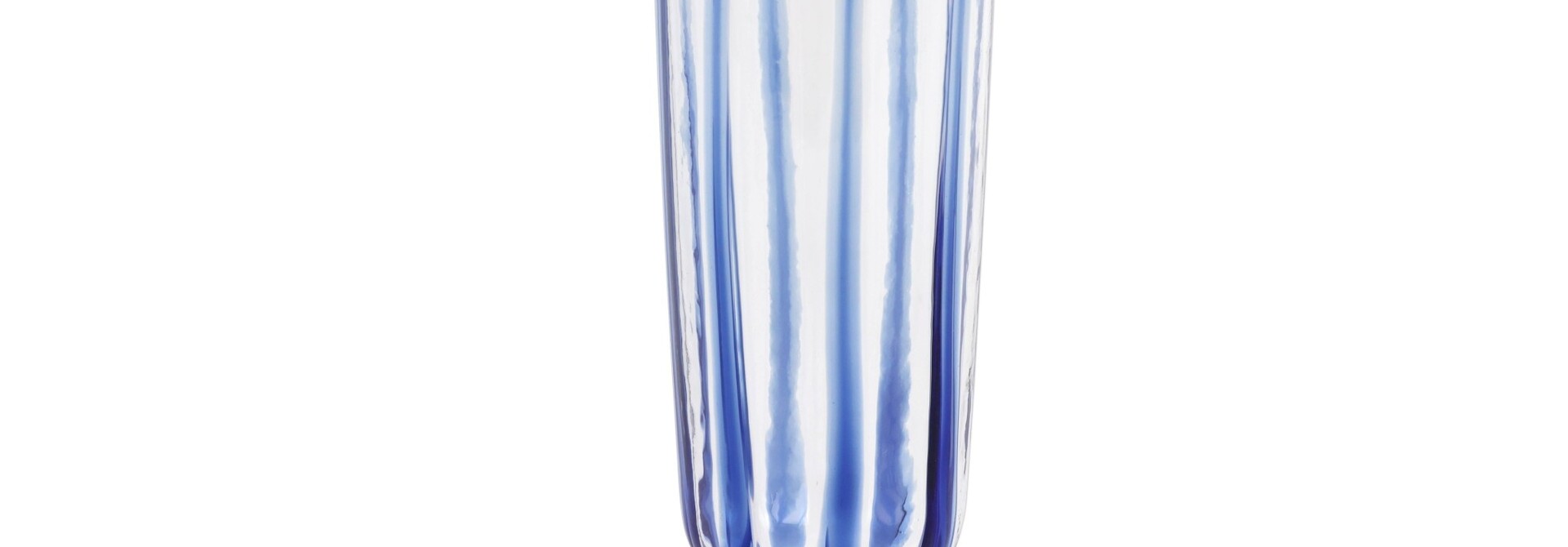 Nuovo Stripe | The Blue Glassware Collection,