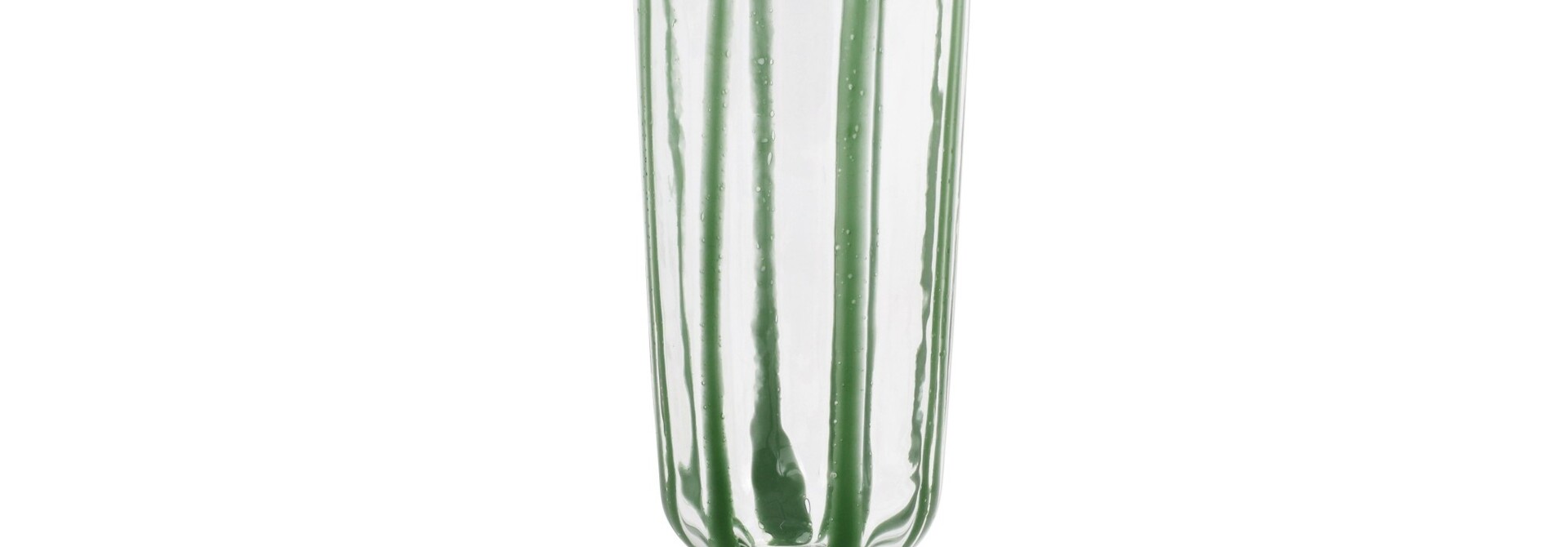 Nuovo Stripe | The Green Glassware Collection,