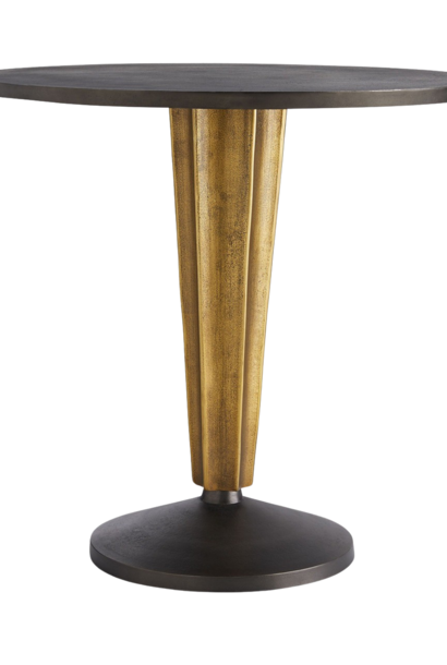 Electra | The Accent Table Collection, Bronze - 26 Inch x 26 Inch x 25.5 Inch