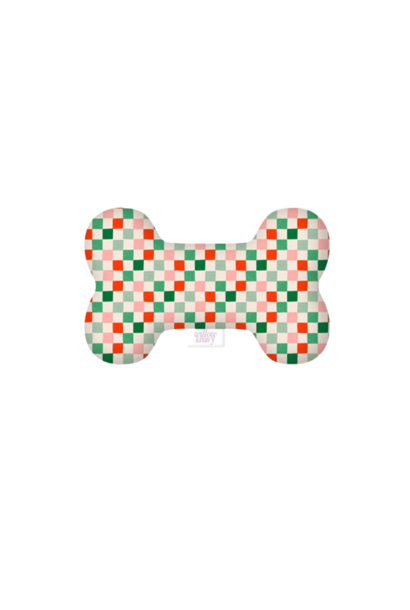 Plush Toy | The Pet Collection, Christmas Gingham - 8 Inch
