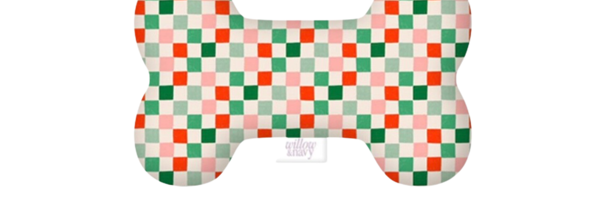 Plush Toy | The Pet Collection, Christmas Gingham - 6 Inch