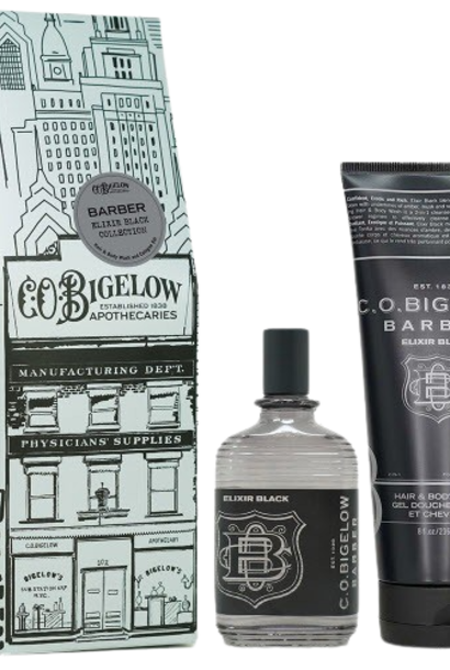 No.1581 | The C.O. Bigelow Collection, Gift Set - Elixir Black Cologne + Haire & Body Wash