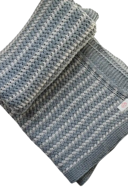 Tara | The Throw Collection, Grey & Linen - 60 Inch x 50 Inch