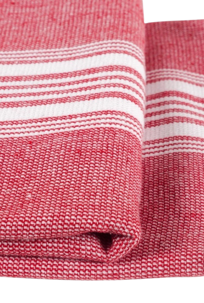 Strada | The Kitchen Towel Collection, Red - 30 Inch x 20 Inch