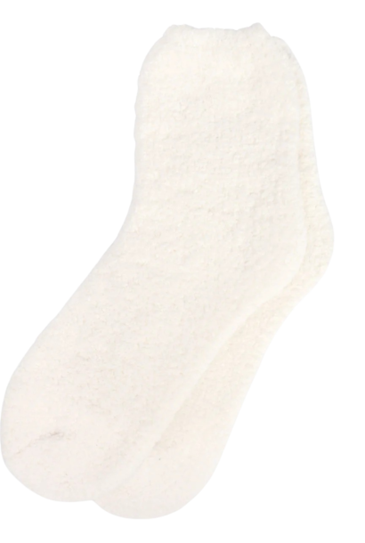 Kashwere | The Women's Solid Sock Collection, Cream - One Size Fits Most