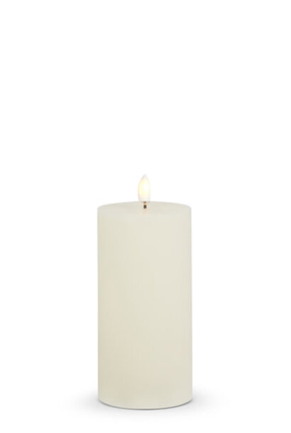Flameless Candle | The Holiday Candle Collection, Ivory - 3 Inch x 3 Inch x 6 Inch