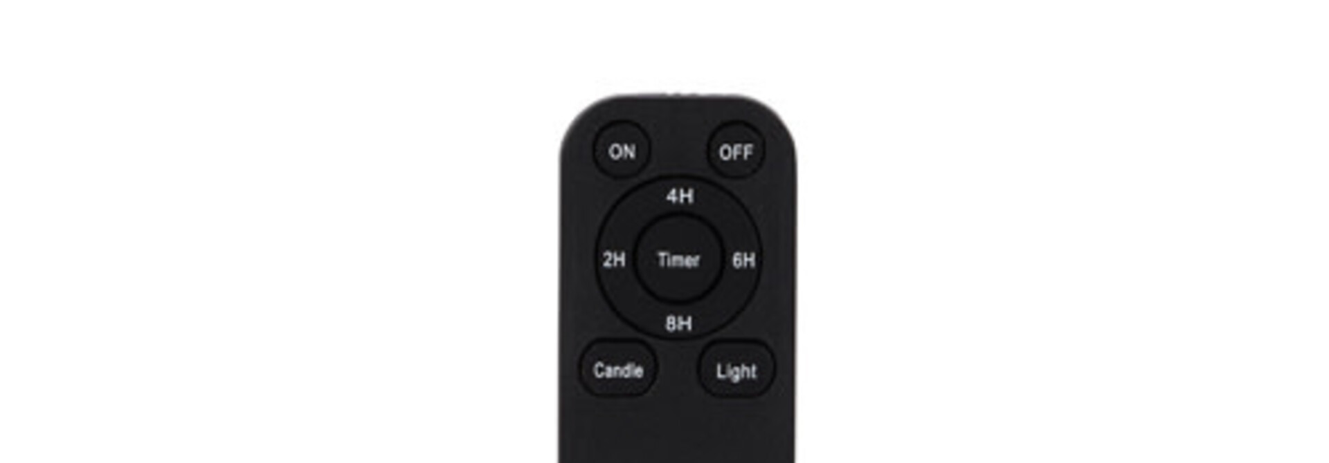 Remote Control | The Holiday Candle Collection, Black - 9 Key