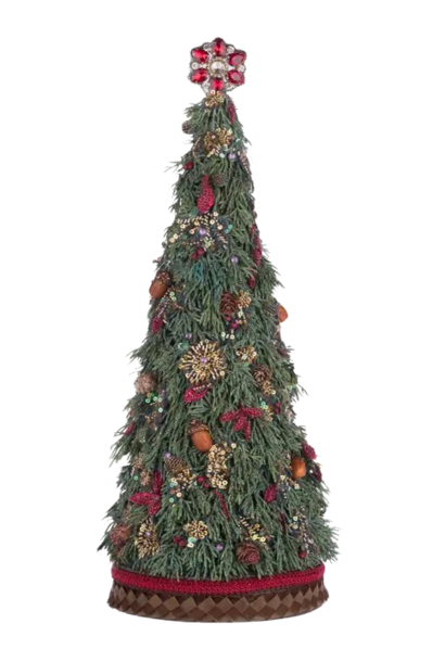 O Christmas Tree | The North Country Collection Green - 7.8 Inch x 7.8 Inch x 20 Inch