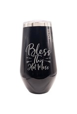 Pure Drinkware Bless this Hot Mess 16oz stemless