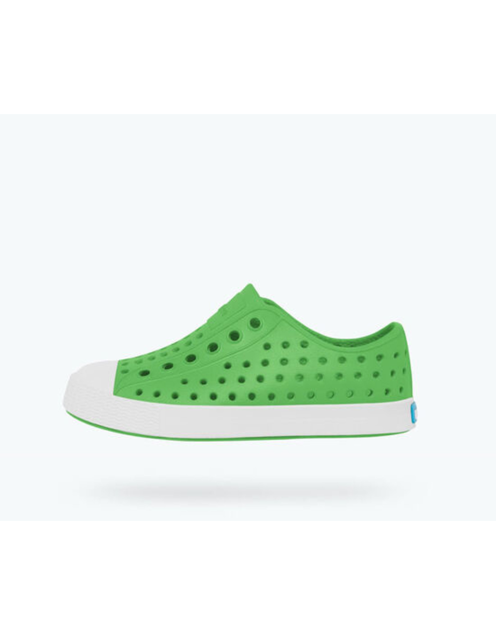 Native  Footwear Jefferson Grasshopper Green/Shell White