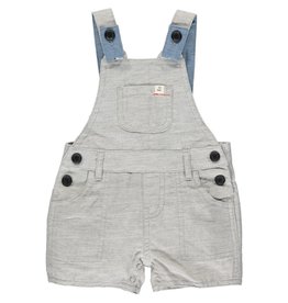 Me & Henry Bowline Shortie Overalls - Pale Grey