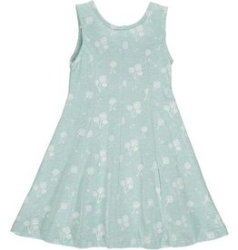 vignette Clememtine Dress - Aqua Dandelion