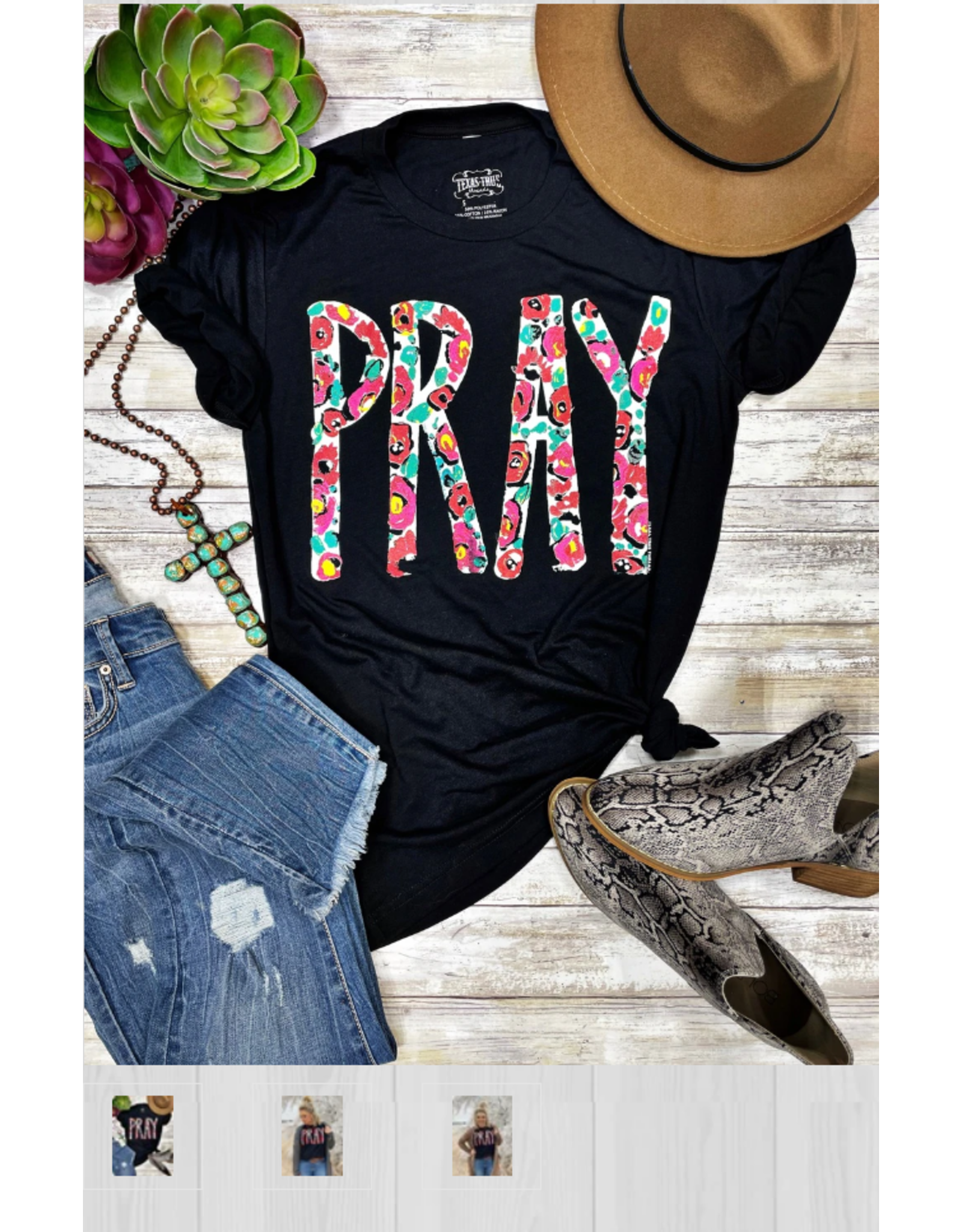Texas True Threads Callie's Pray Tshirt