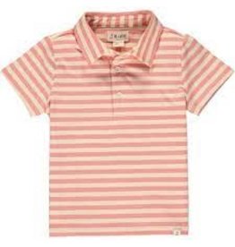 Me & Henry Flagstaff Polo - Pink/Cream Stripe