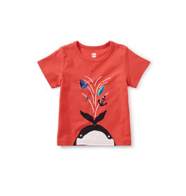 Tea Collection Tea Whale Spout Graphic Tee-Scarlet