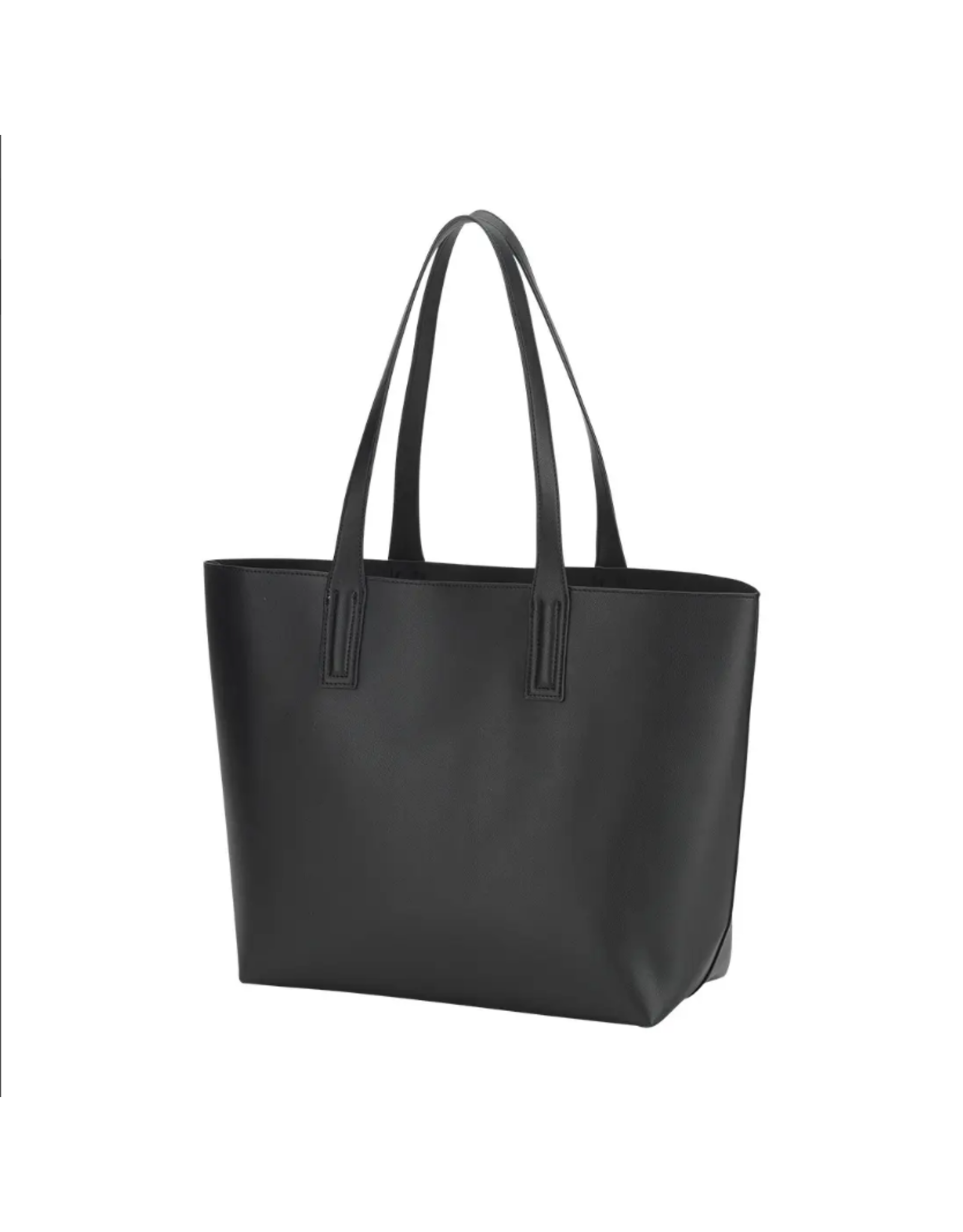 Buy Calvin Klein Women Black Logo Accent Textured Tote Bag - NNNOW.com