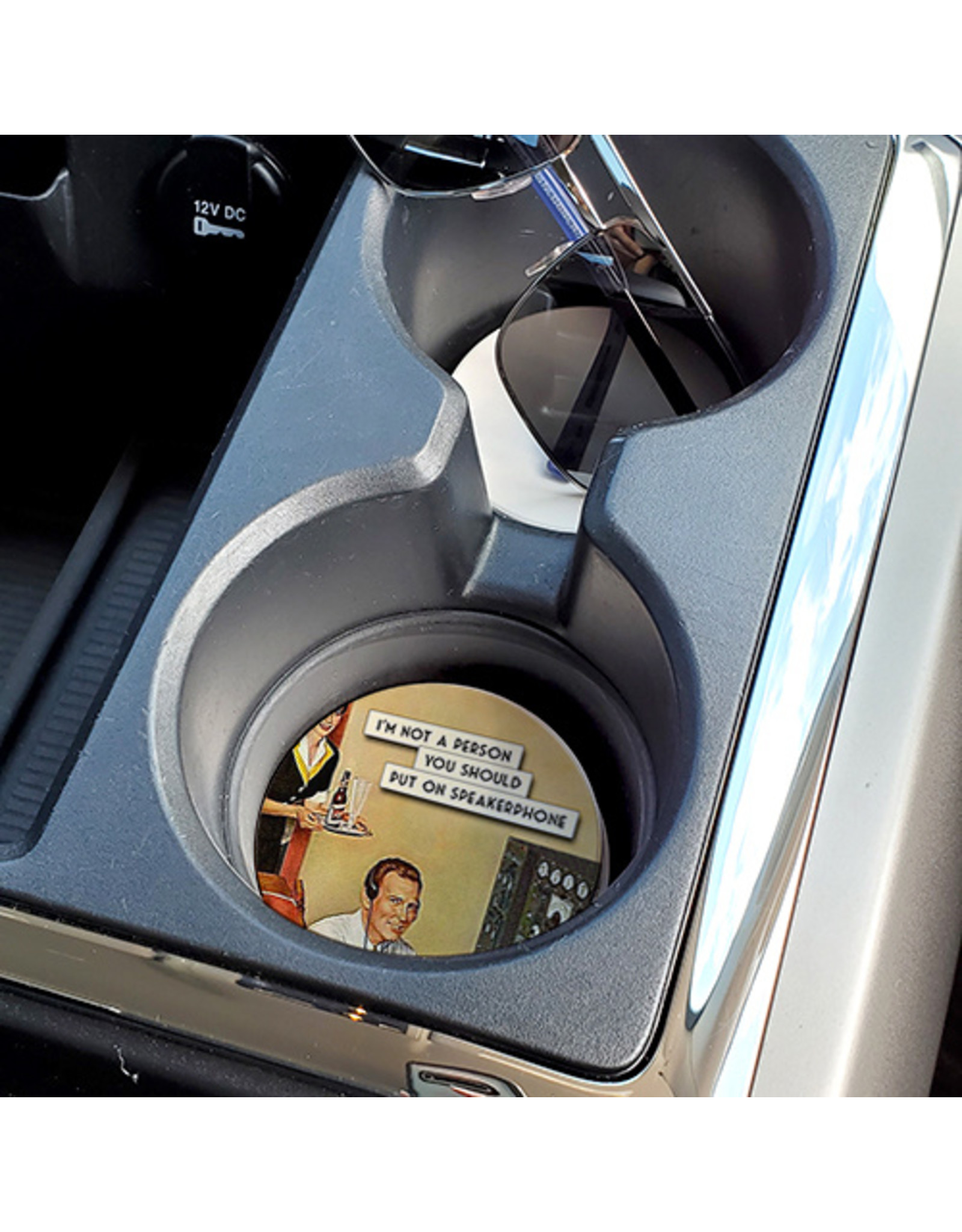 Tipsy Coasters & Gifts Speakerphone Car Coaster