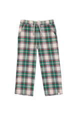 Me & Henry Boy's Rockford Lounge Pants-Green/Brown/Navy Plaid