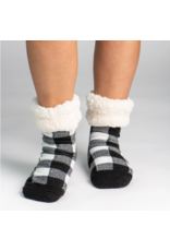 Pudus Regular Classic Slipper Socks-Lumberjack White