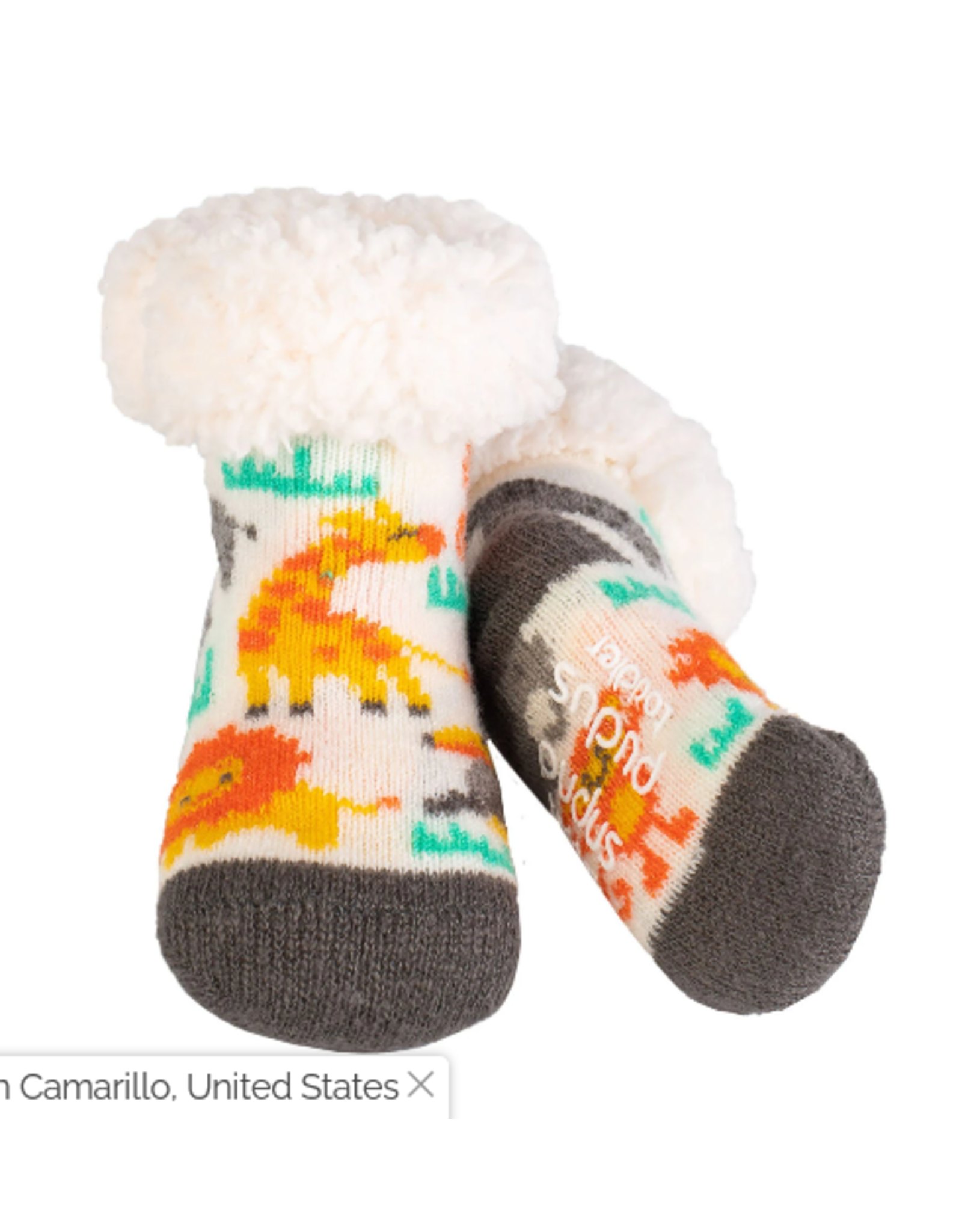 Pudus Toddler Classic Slipper Socks-Animal