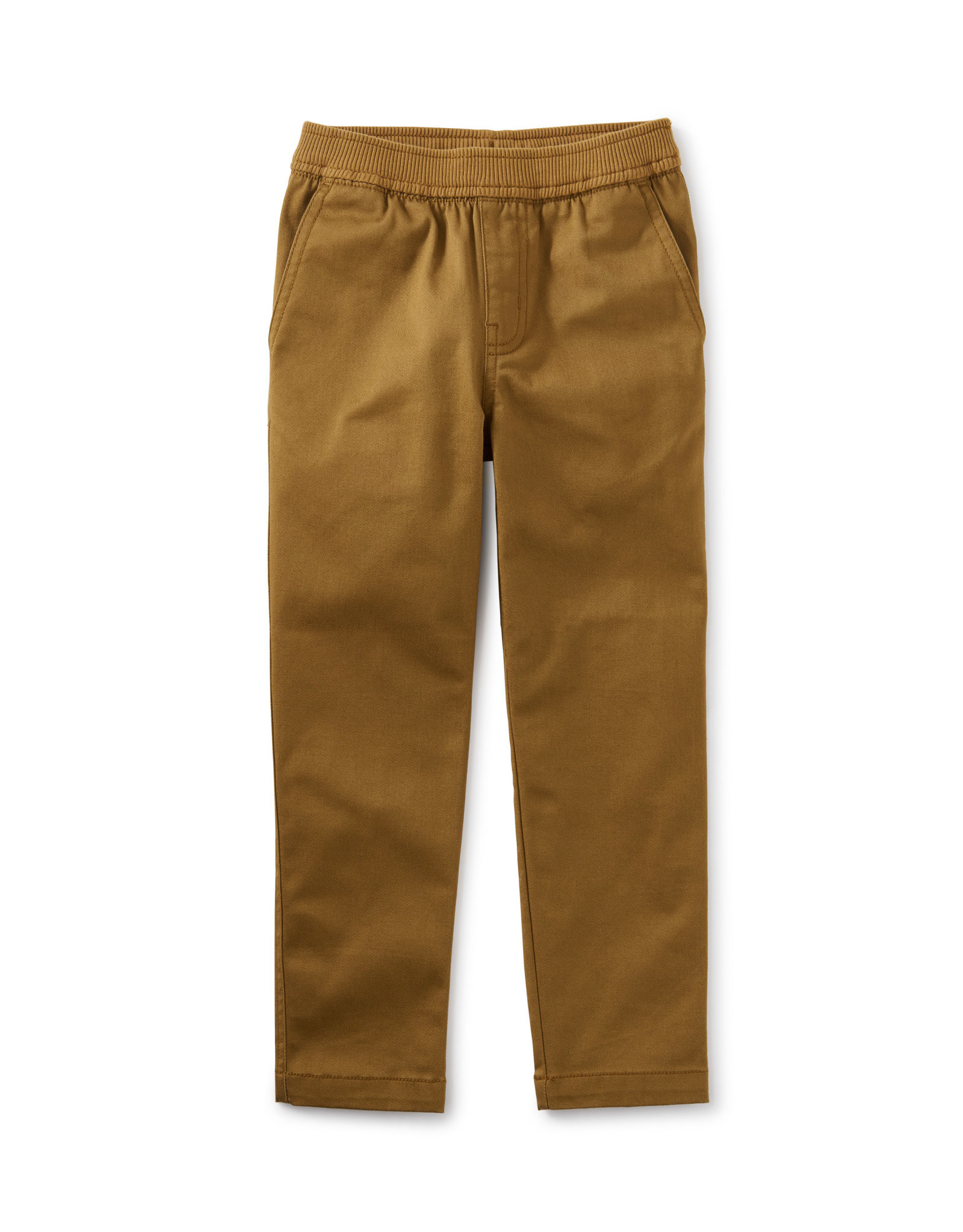 Tea Collection Timeless Stretch Twill Pants- Umber