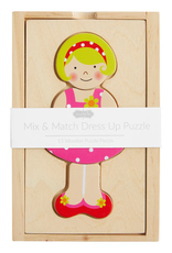 Mudpie Girl Dress Up Wood Toy