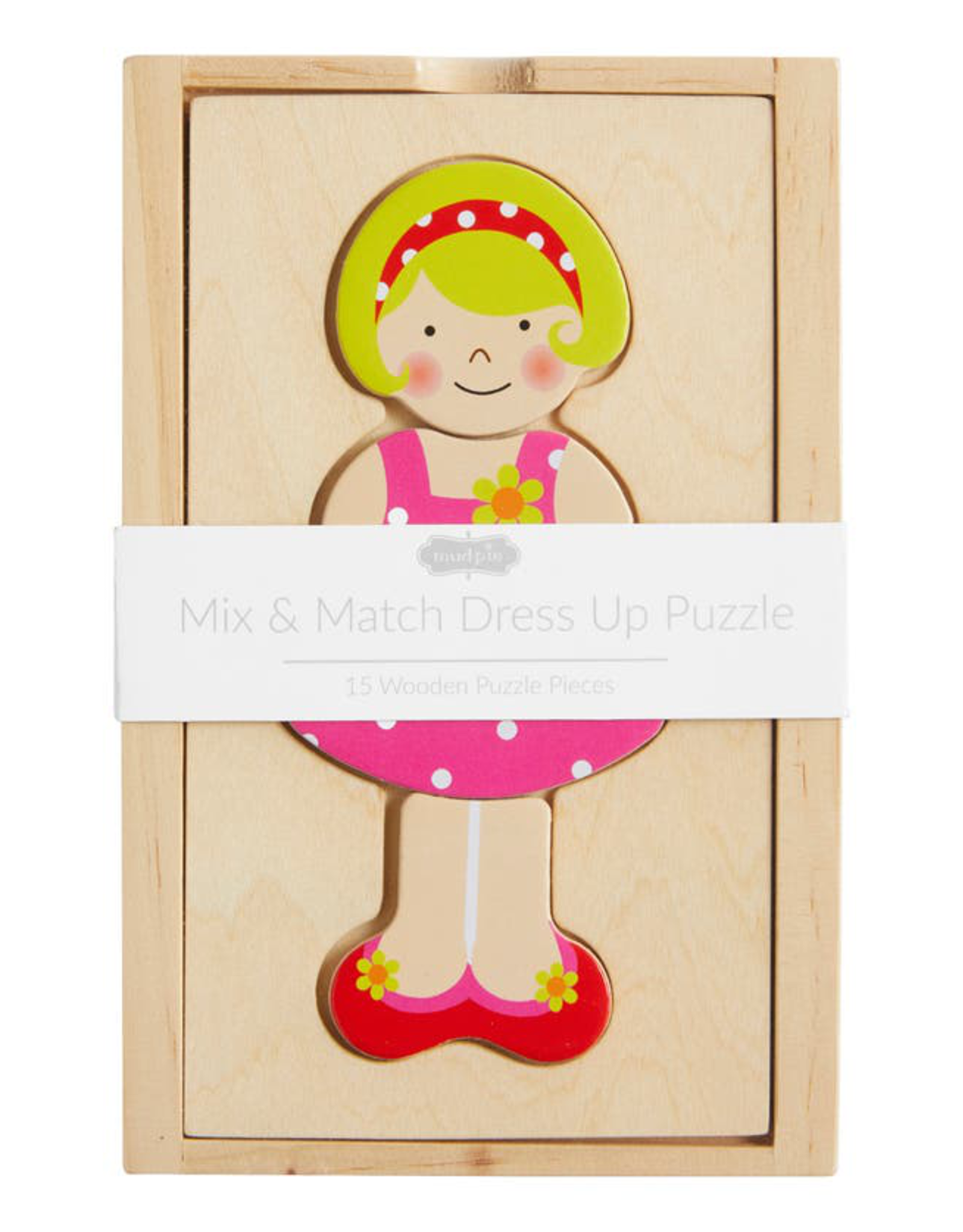 Mudpie Girl Dress Up Wood Toy