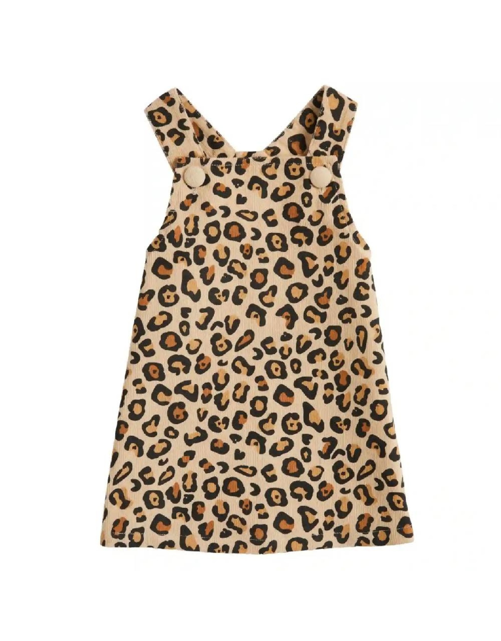 Mudpie Leopard Overall Dress