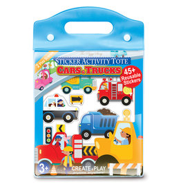 The Piggy Story Cars & Trucks Sticker Activity Tote