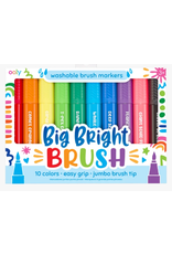Ooly Big Bright Brush Markers-10 colors
