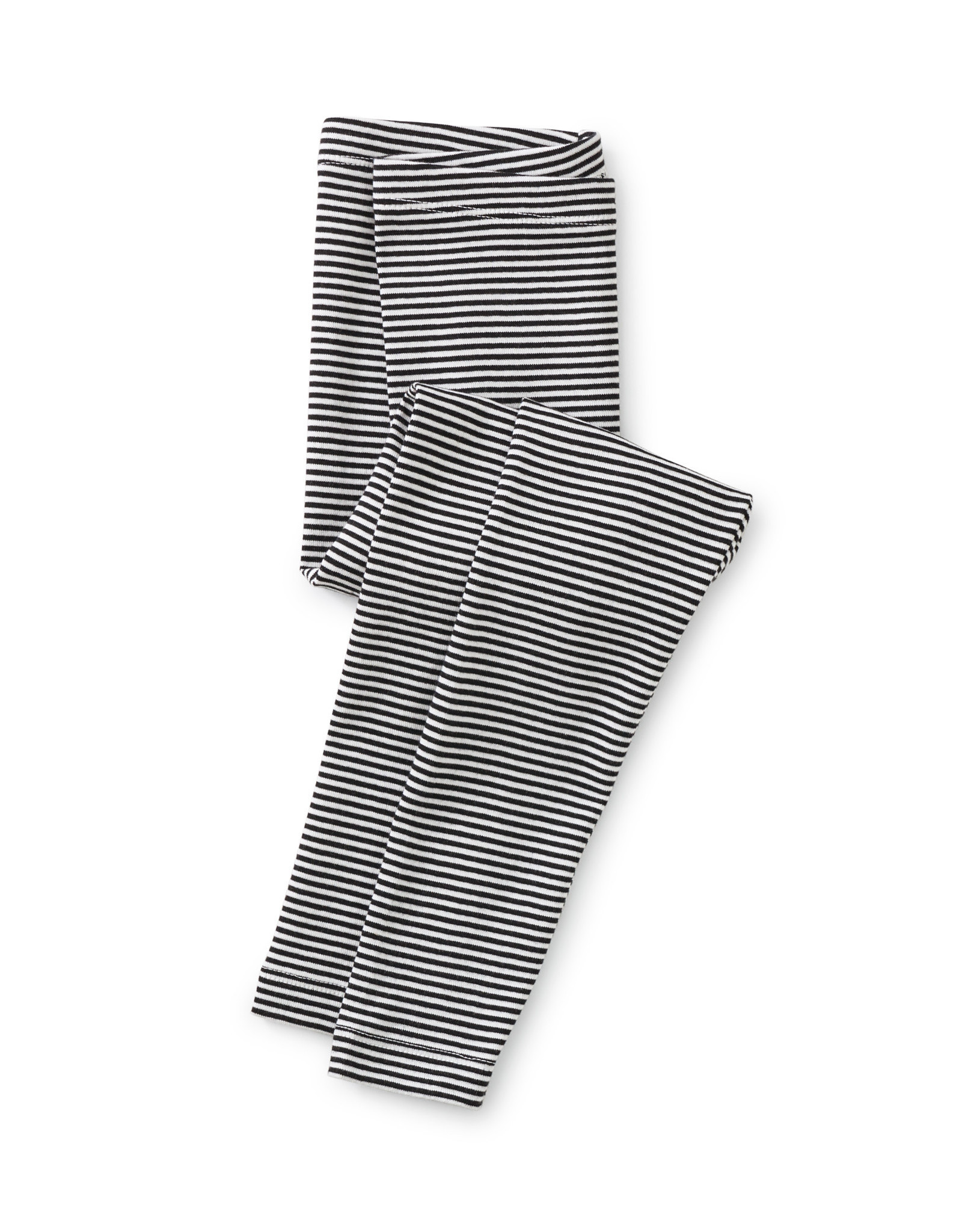 Tea Collection Striped Leggings - Jet Black