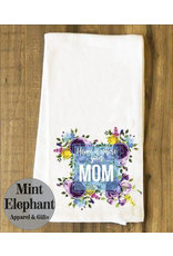 Mint Elephant Apparel Home Is Where Mom Is Tea Towel