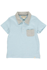 Me & Henry Halyard Polo - Blue/White