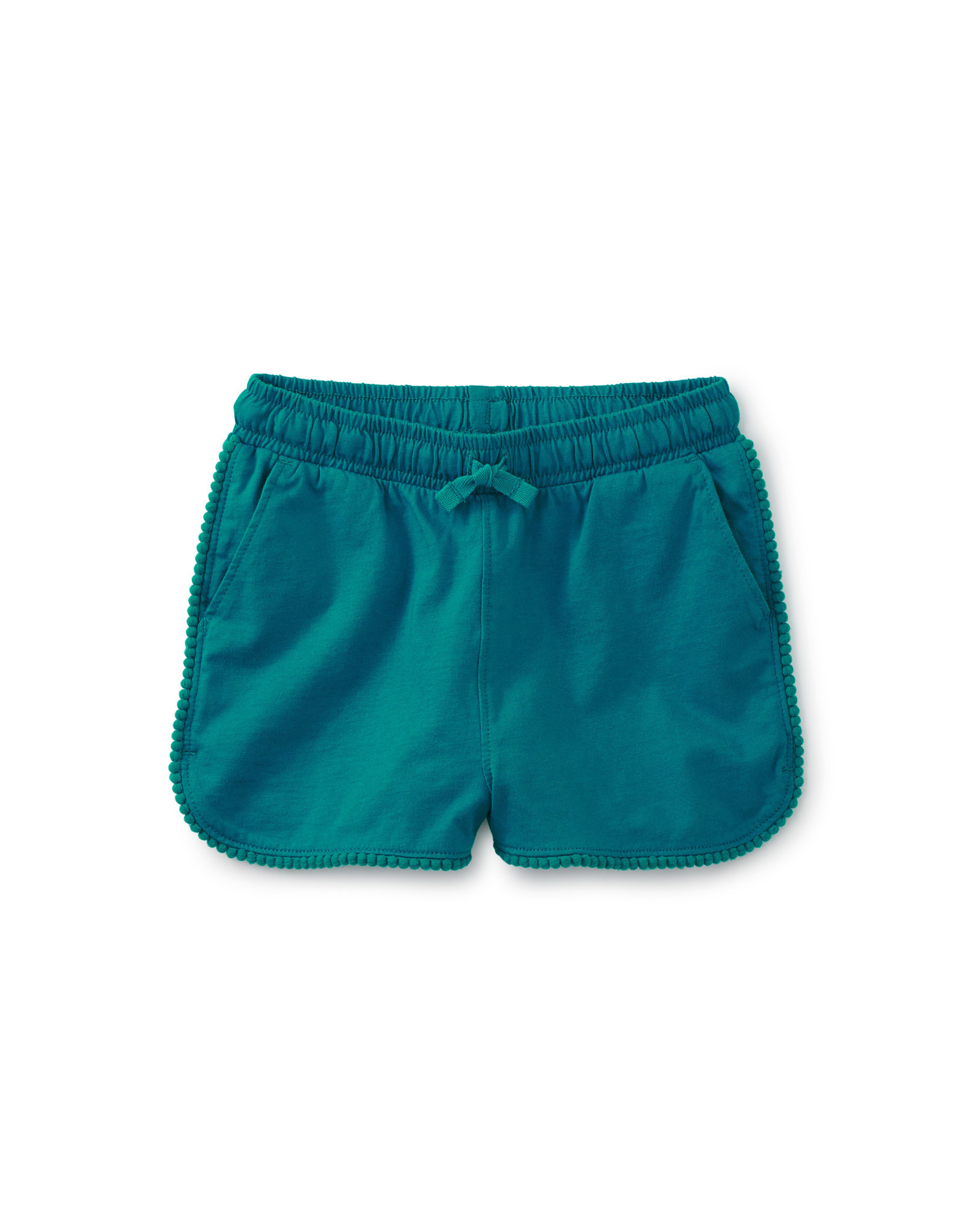 Tea Collection Pom Pom Gym Shorts - Enamel Blue