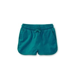 Tea Collection Pom Pom Gym Shorts - Enamel Blue