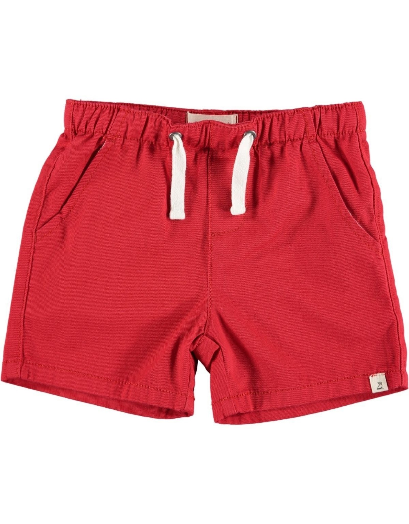 Me & Henry Hugo Baby Twill Shorts ~Red