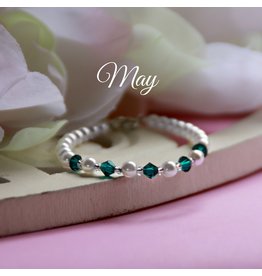 Collectables May Birthstone Bracelet 5"