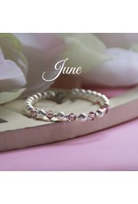 Collectables June Birthstone Bracelet 5"- CJ134