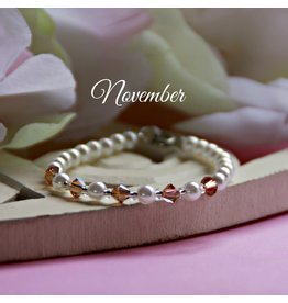 Collectables November Birthstone Bracelet 5"-